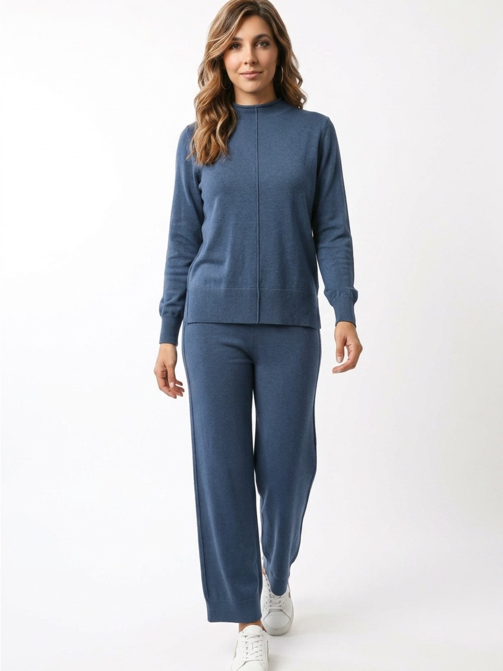 NWOT Women's Soft Blue Sweater Large  Top & Pants